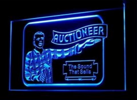 Auctioneer The Sound That Sells LED Neon Sign